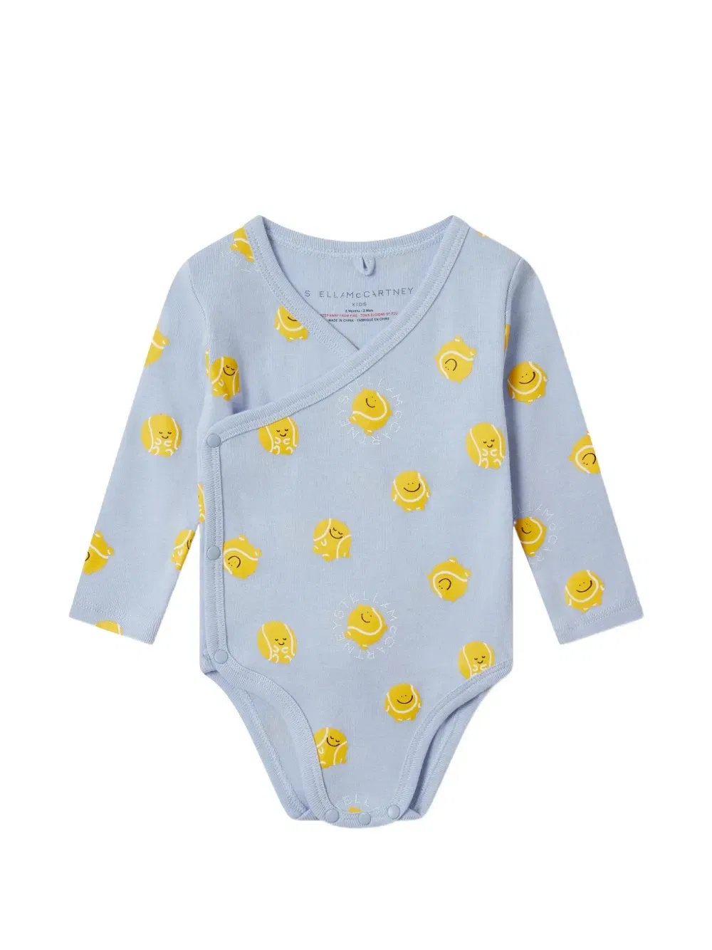 Боди с теннисным принтом (набор из двух) Stella McCartney Kids, синий — фото 2