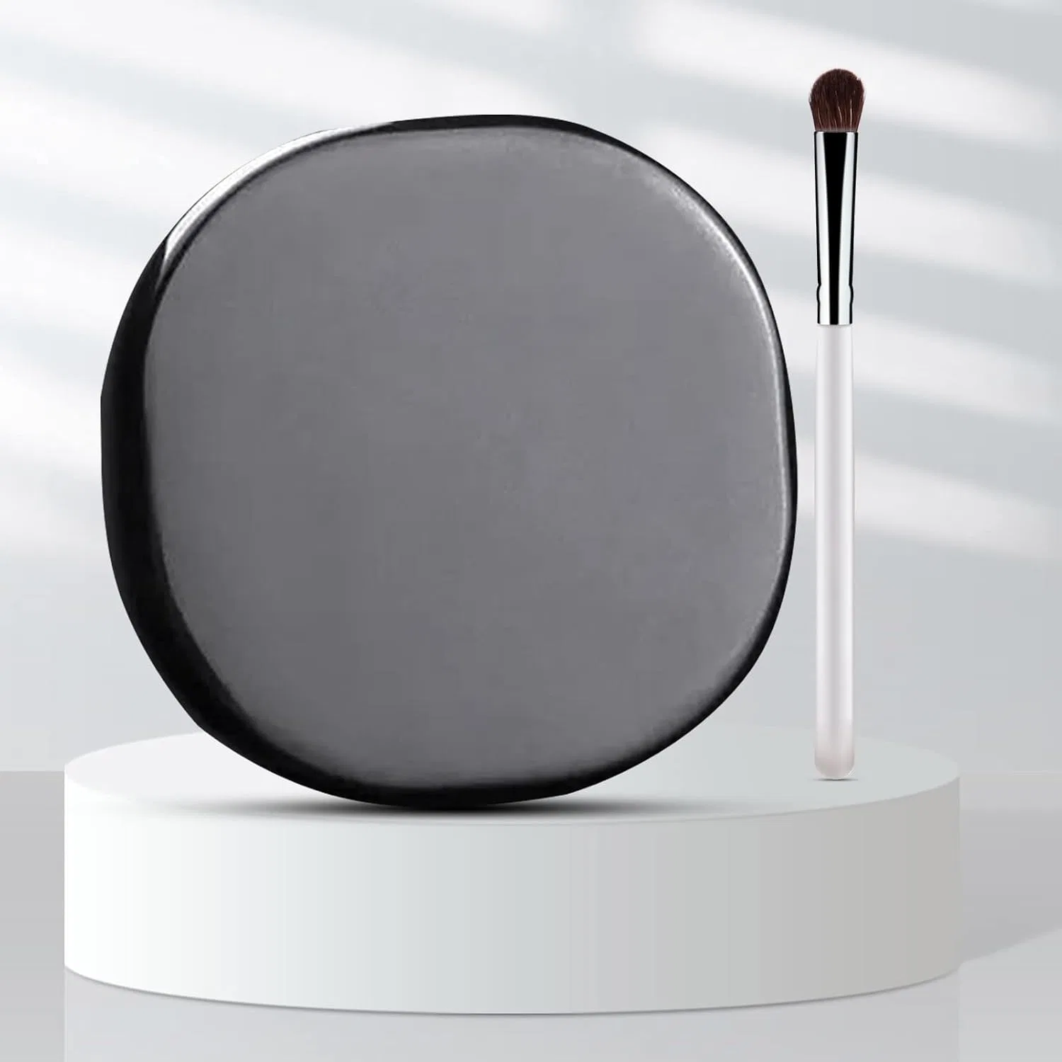 Кейс для сухой чистки кистей Yokawe, 7x7x2 см, Black — фото 3