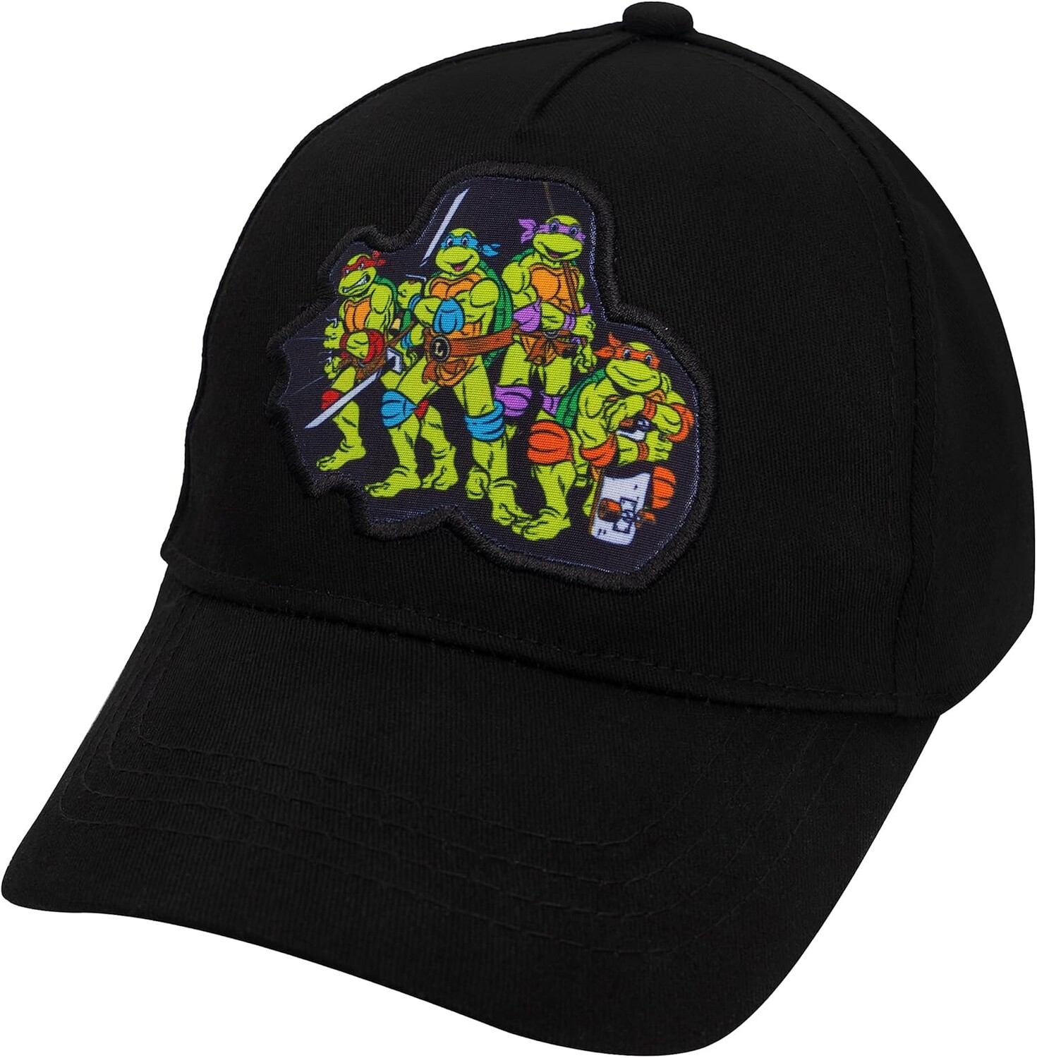 

Детская хлопковая бейсболка для мальчиков Teenage Mutant Ninja Turtles, черный