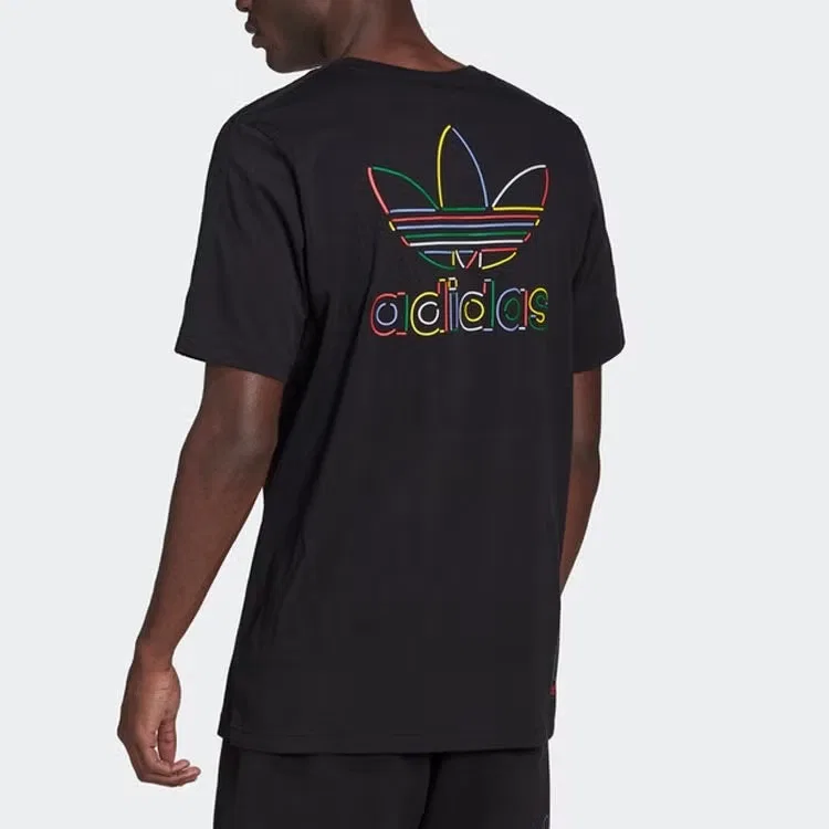 Футболка с принтом Mickey Adidas, разноцветная — фото 4