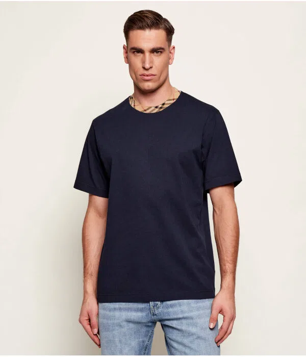 Мужская футболка с круглым вырезом Ryan Burberry, Blu Marino