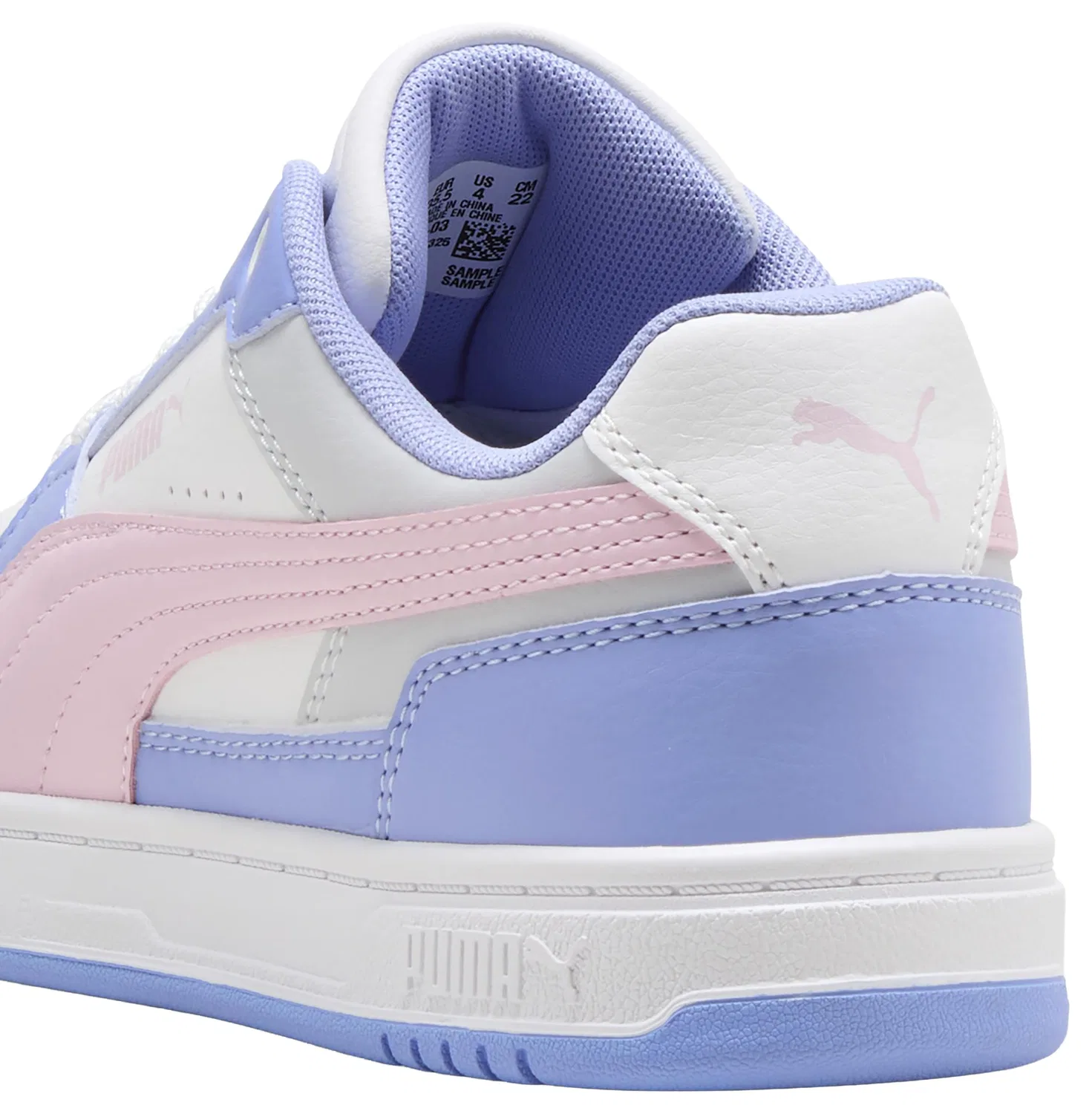 Детские кроссовки для мальчиков с платформой Caven Junior PUMA, Block Intense Lavender Pearl Pink White — фото 2