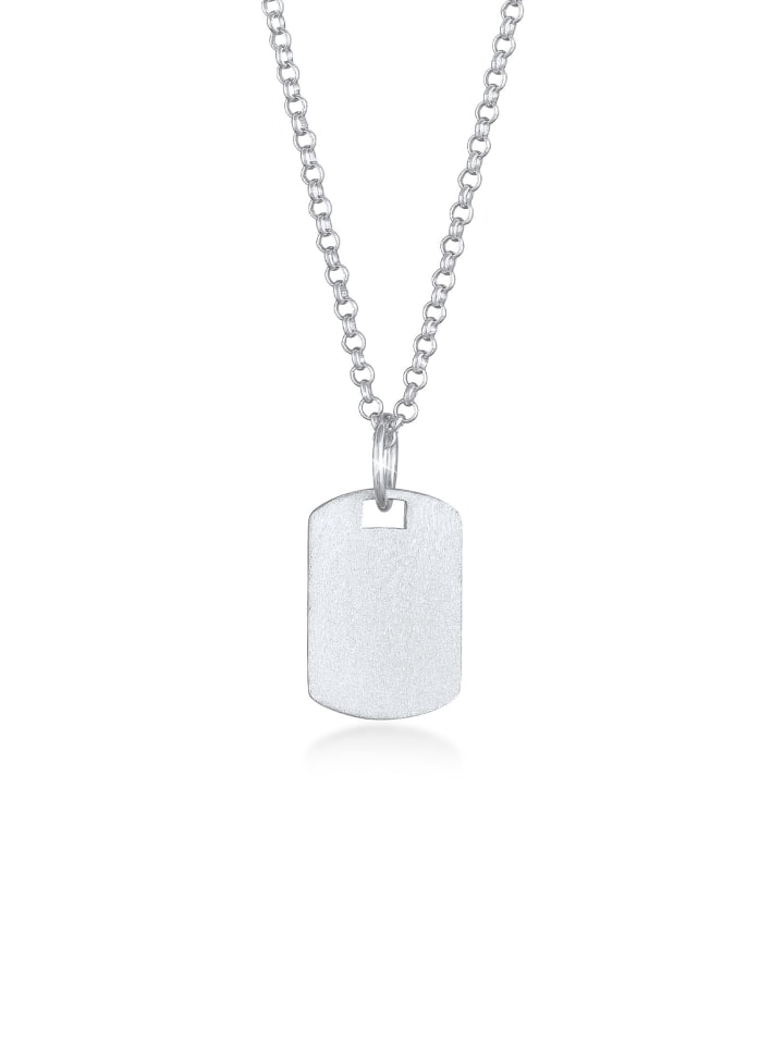 

KUZZOI Колье с жетоном из серебра 925 пробы