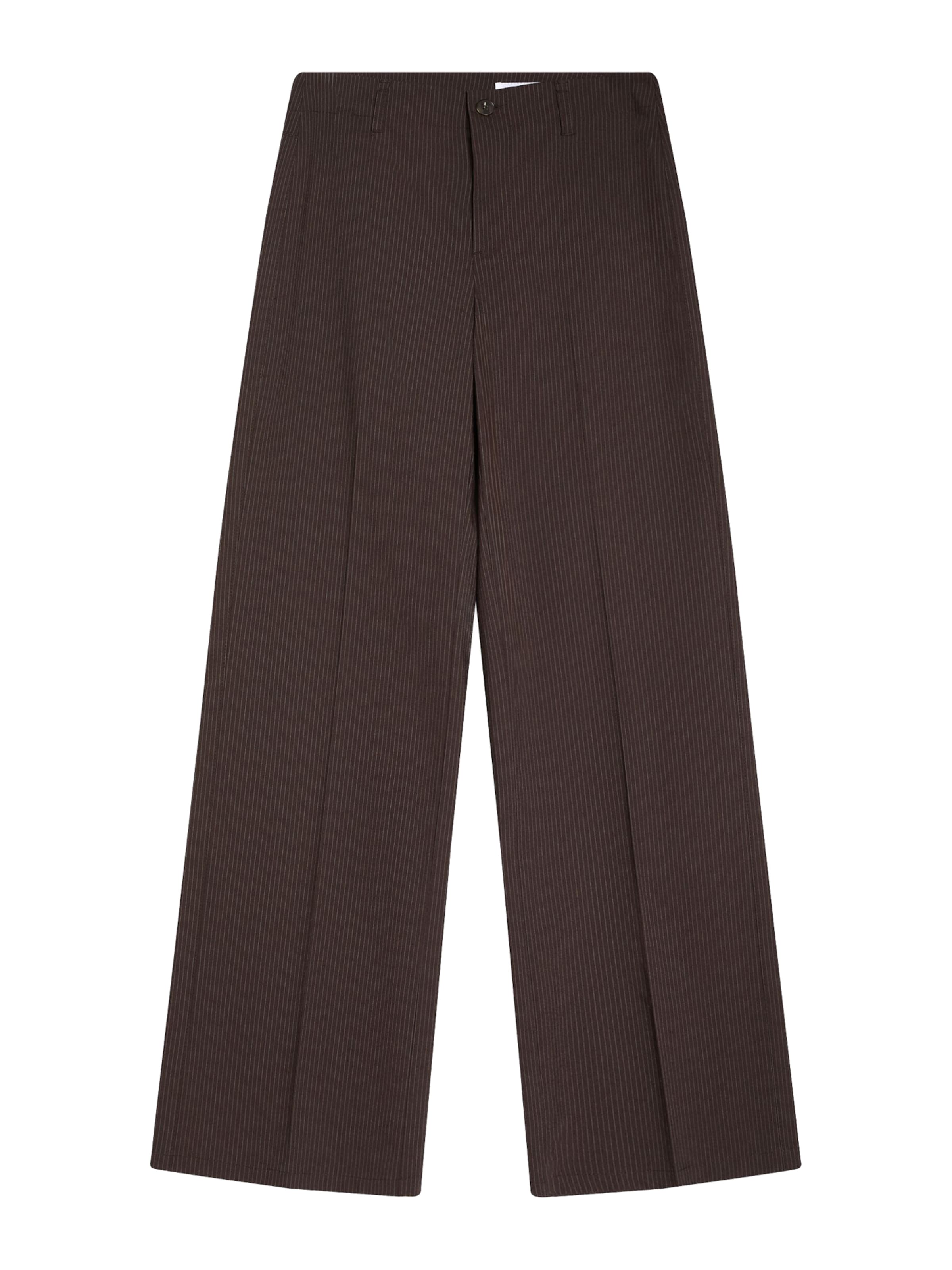 

Bershka Широкие плиссированные брюки в коричневом, темно-коричневом