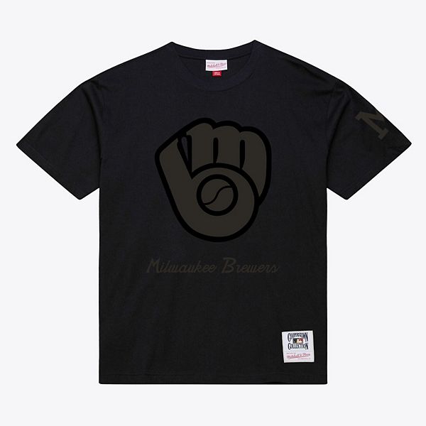

Футболка Milwaukee Brewers Cooperstown Collection Phantom черная Mitchell & Ness