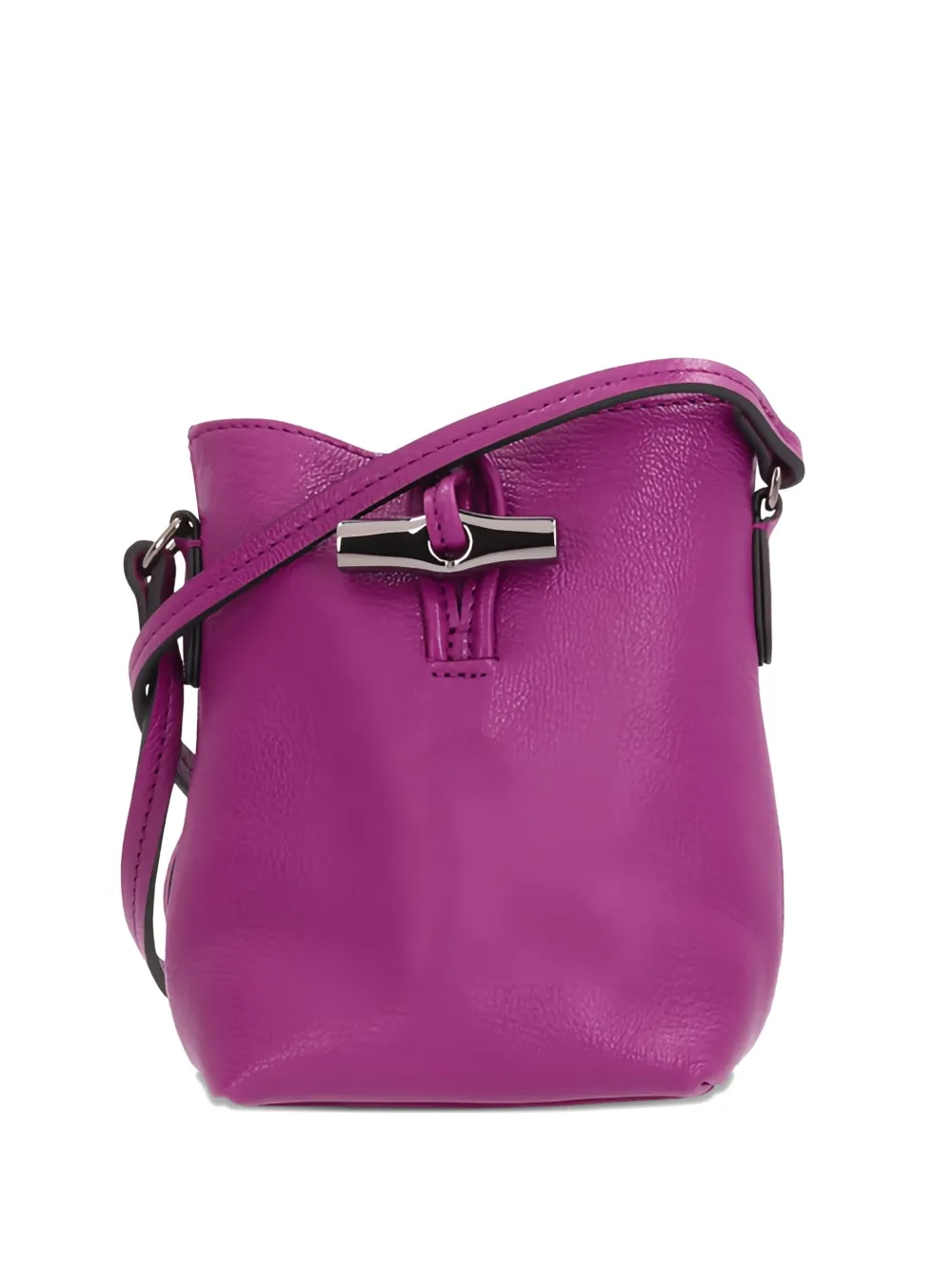 

Кожаная сумка через плечо Roseau Longchamp, фиолетовый