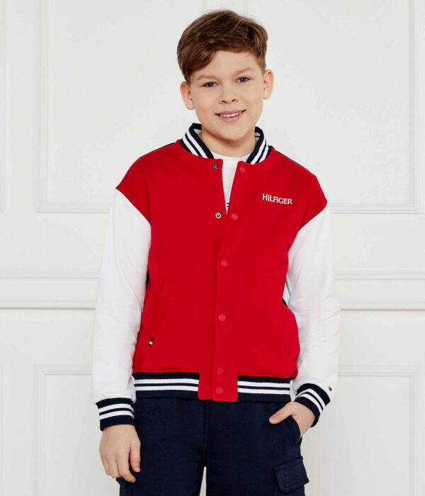 

Куртка-Бомбер Oversize fit Tommy Hilfiger, красный