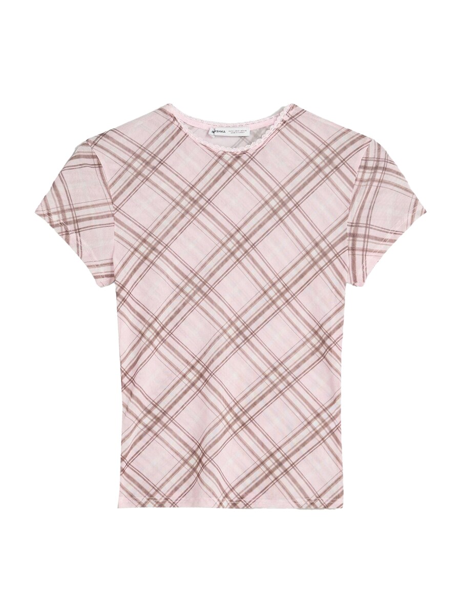 

Футболка Bershka, Rose/Powder