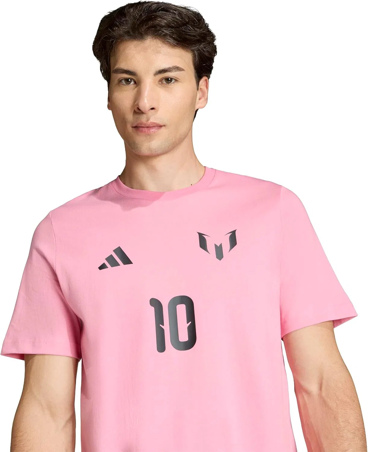 Мужская футболка adidas с изображением Месси и его имени/номера — фото 4