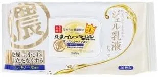Набор Tokiwa Pharmaceutical — Маска для лица Sana Nameraka Wrinkle Sheet Mask, 20 шт, набор 5 упаковок