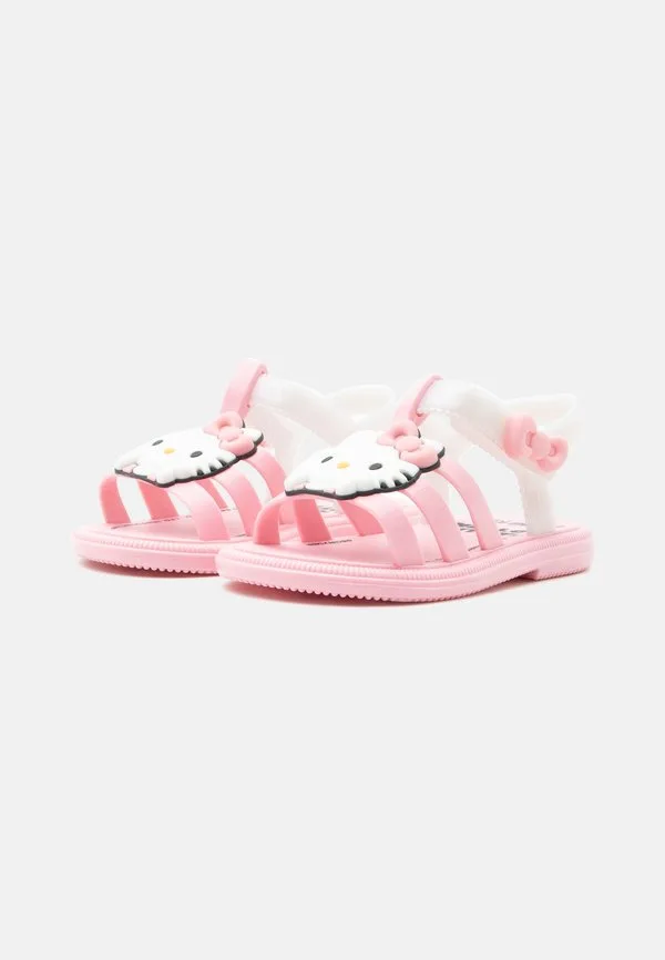 Стильные сандалии hello kitty и ее подруги Mini Melissa, Pink/White — фото 4
