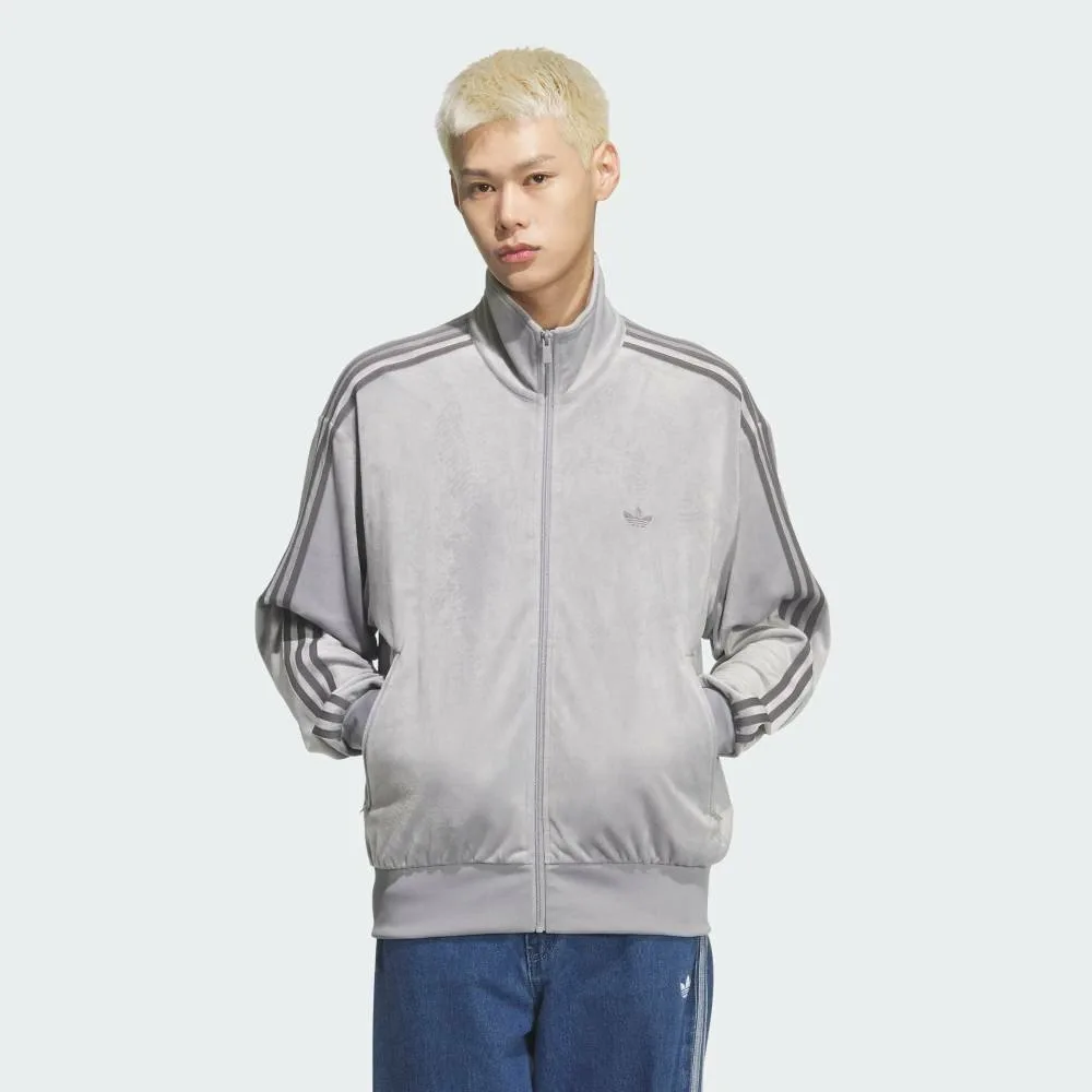 Спортивная футболка Adidas FB TT из велюра, цвет Gray — фото 4