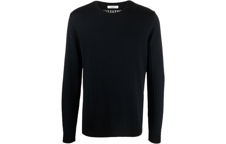 

Свитер мужской синий черный Valentino