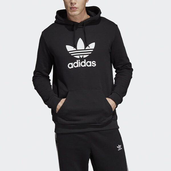 Толстовка men's originals trefoil black Adidas, черный — фото 3