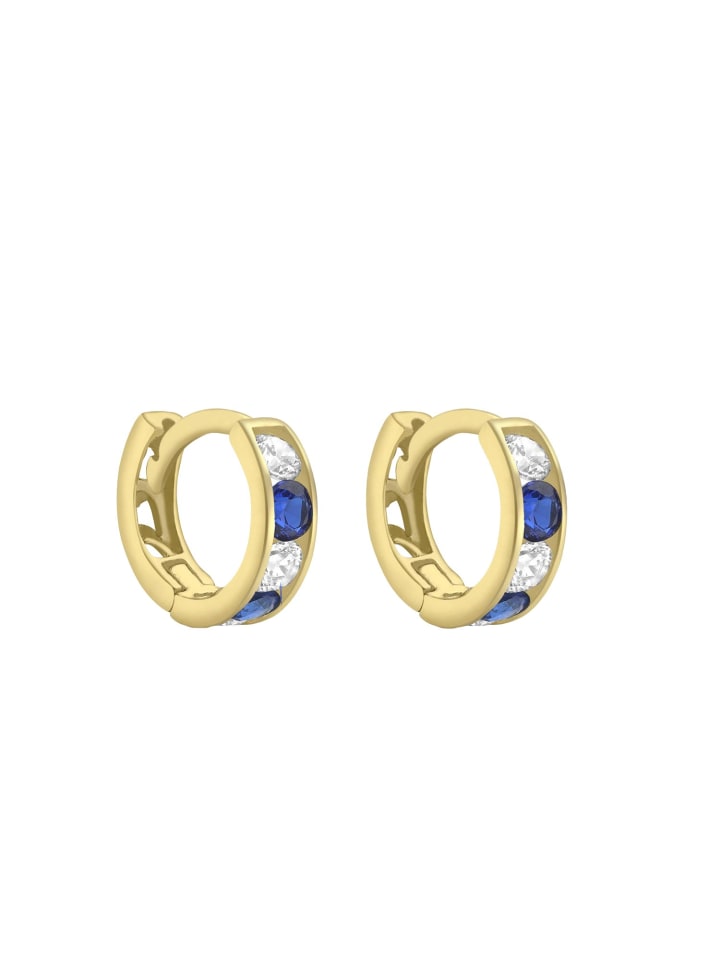 

Круглые серьги из золота 375 пробы Lucardi