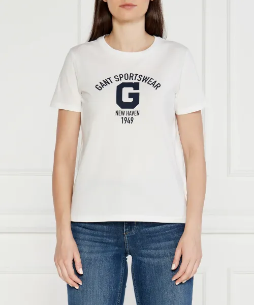 

Футболка Regular fit Gant, белый