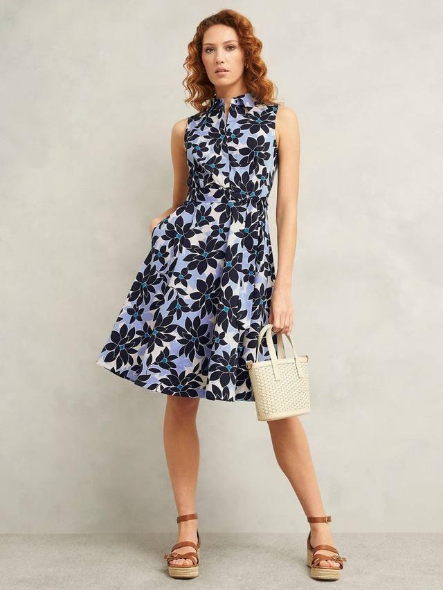 

Платье без рукавов Beki с цветочным принтом Hobbs, Multi