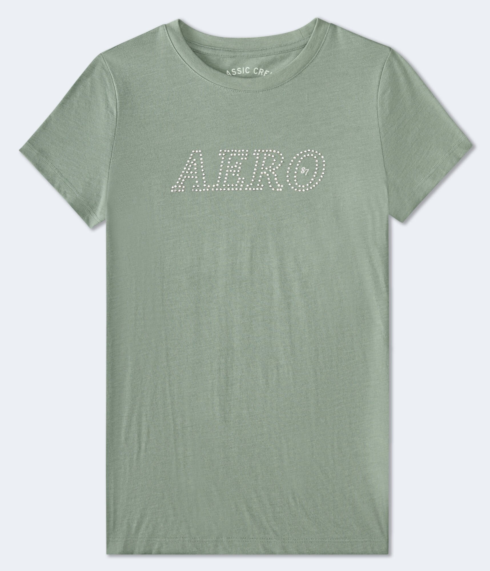 

Футболка Aeropostale со стразами, темно-зеленый