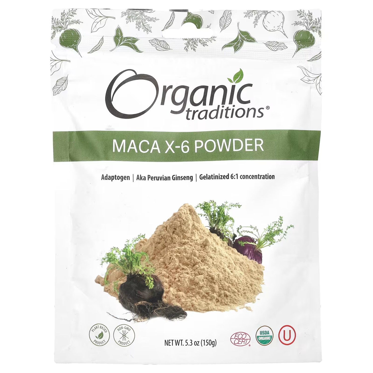 

Порошок маки X-6 Organic Traditions, 150 г