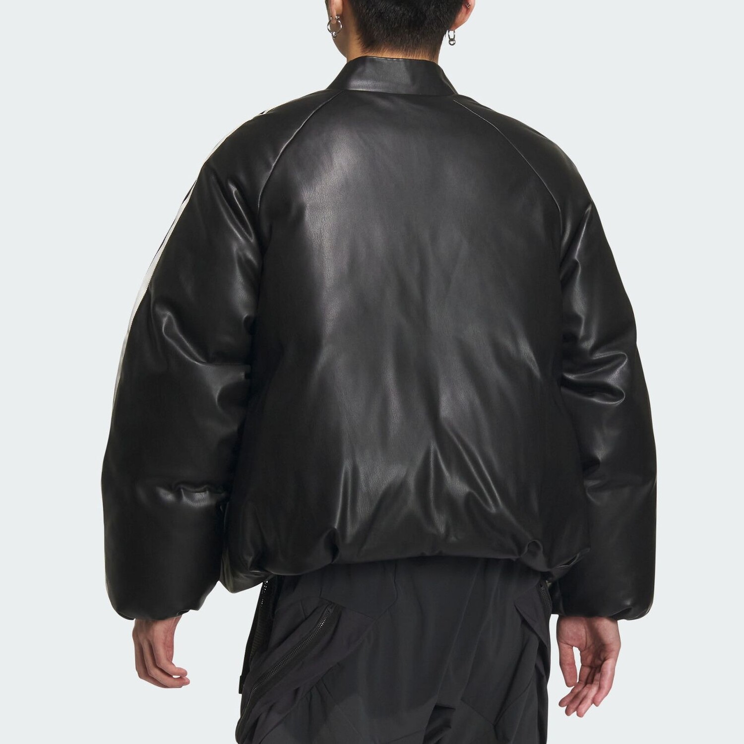 Пуховик унисекс Adidas Originals, цвет Black — фото 3