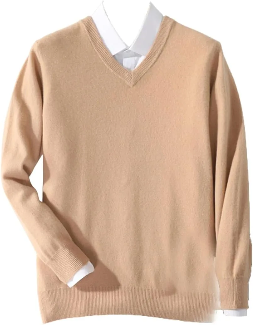 

Мужской кашемировый свитер V-образный вырез