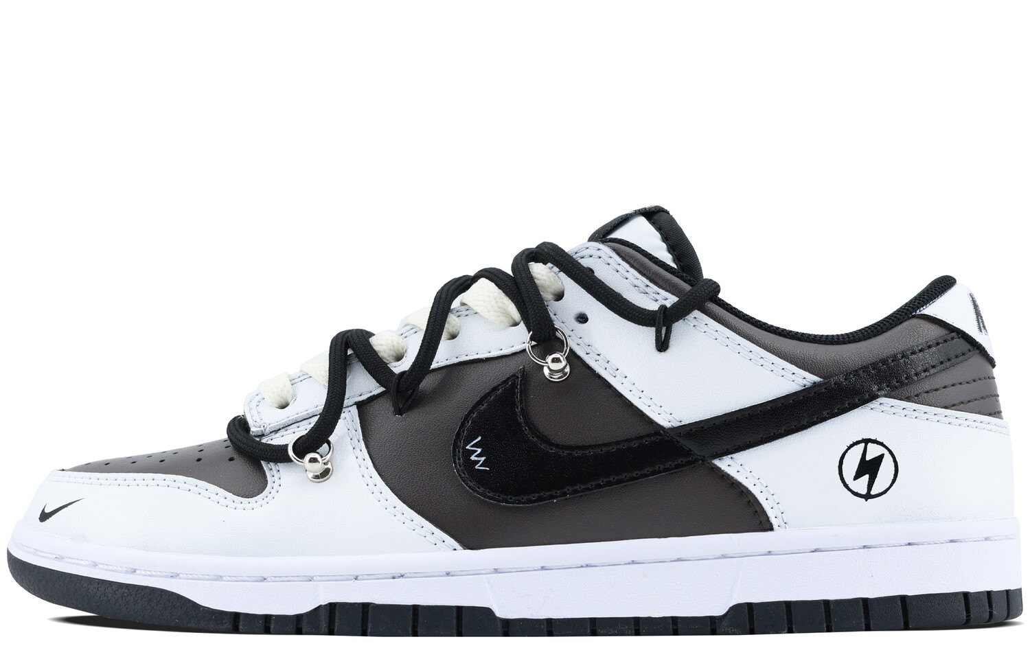 

Кроссовки Nike Dunk Skateboarding Shoes Women's Low-top Black/Brown, черный/коричневый
