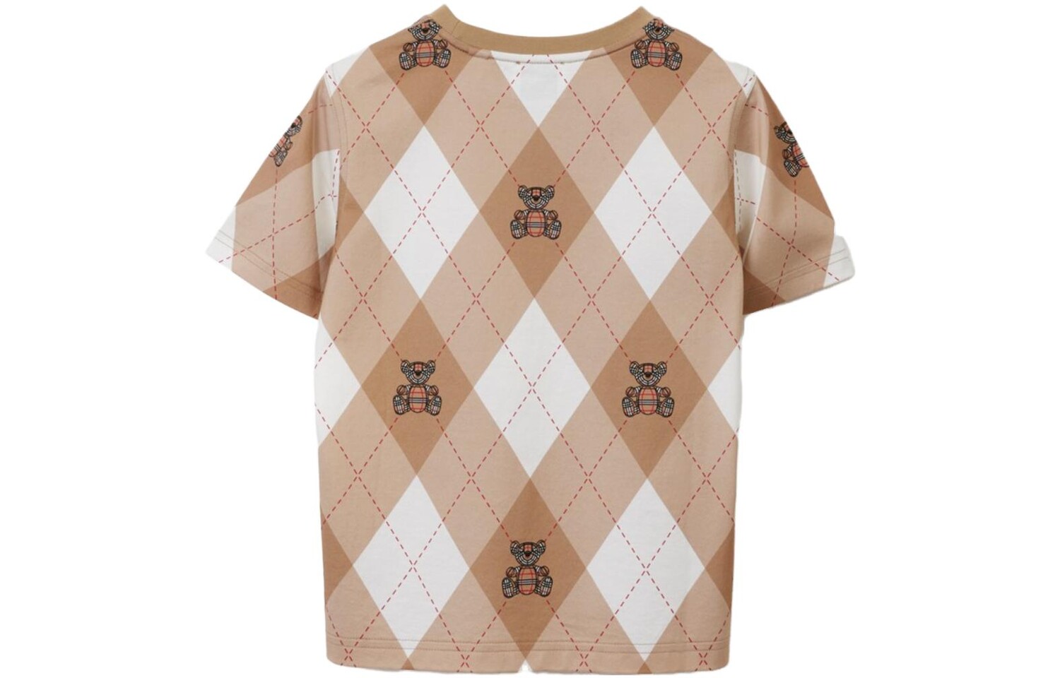 Детская футболка Burberry, цвет Brown — фото 2