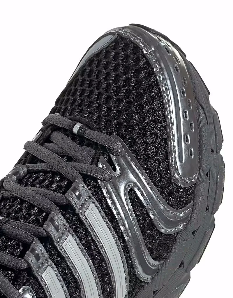 Кроссовки Adidas Originals Adistar Control 5 в черно-серебристом цвете — фото 3