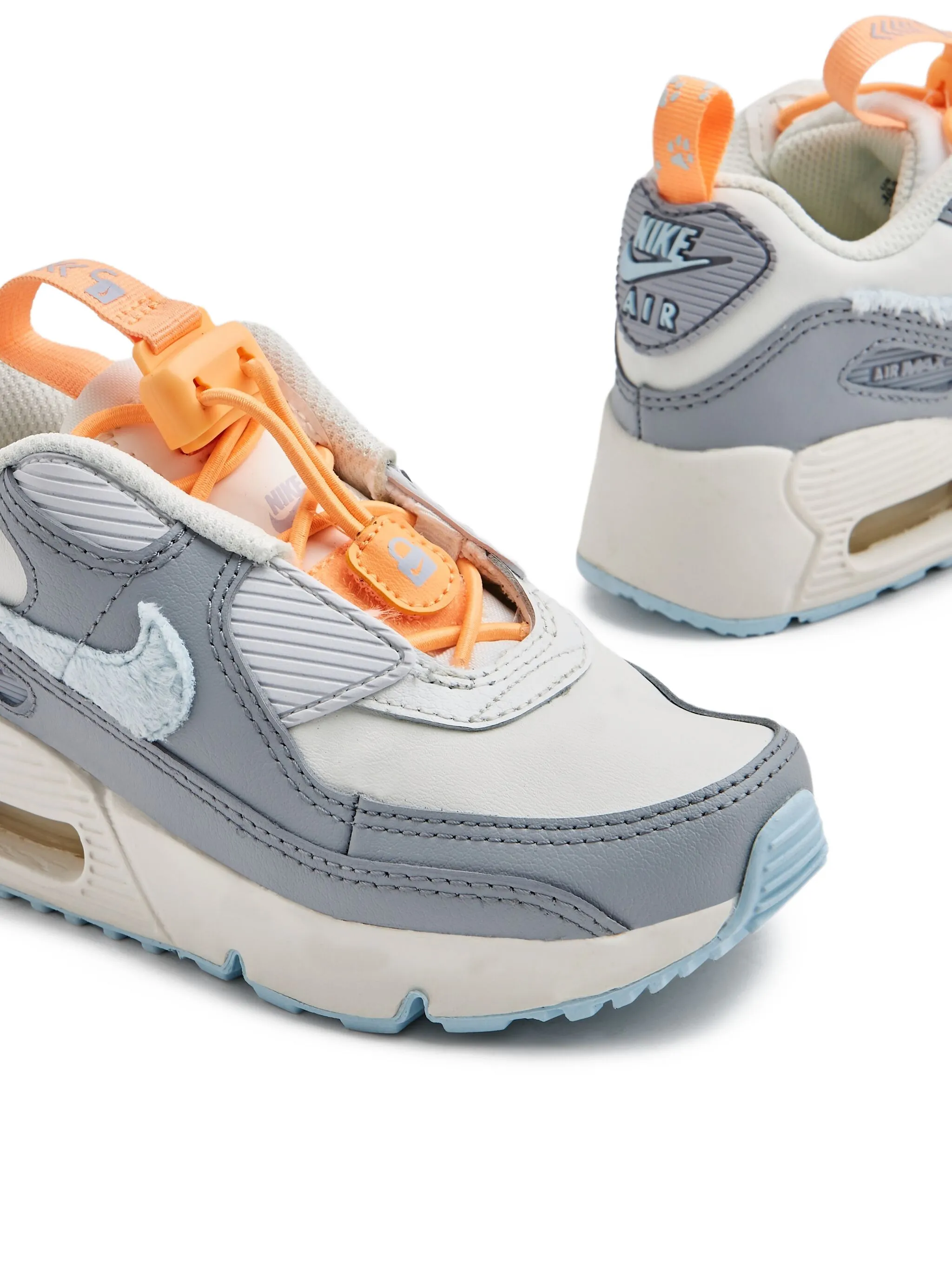 Кроссовки Air Max 90 Toggle SE Pawprints Nike Kids, бежевый — фото 4