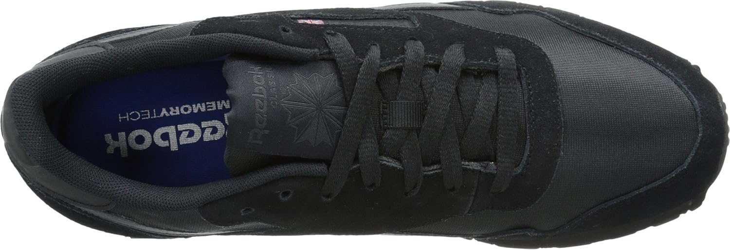 Мужские спортивные кроссовки Reebok Royal Nylon, США - Черный/Черный/Угольный — фото 3