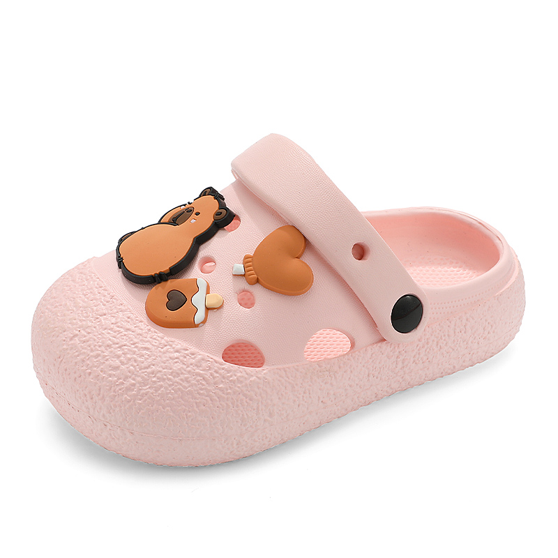 

Сандалии детские, противоскользящие, износостойкие, низкие FIRS Kids, розовый