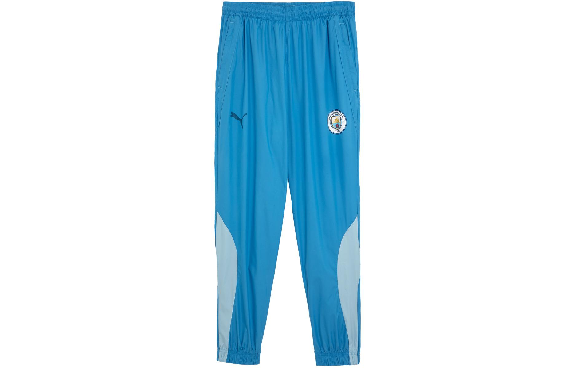 

Штаны Prepartido Manchester City для мужчин PUMA, синий/серый