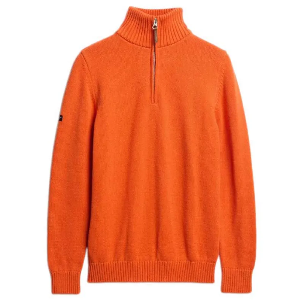 

Свитер Superdry M6110706A half zip, оранжевый