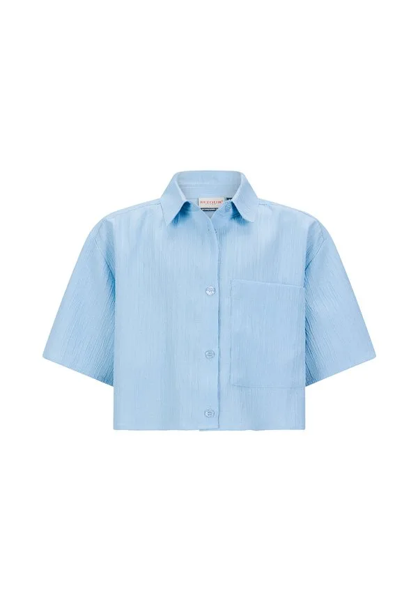 Блузка оливия на пуговицах Retour Jeans, Lavender Blue