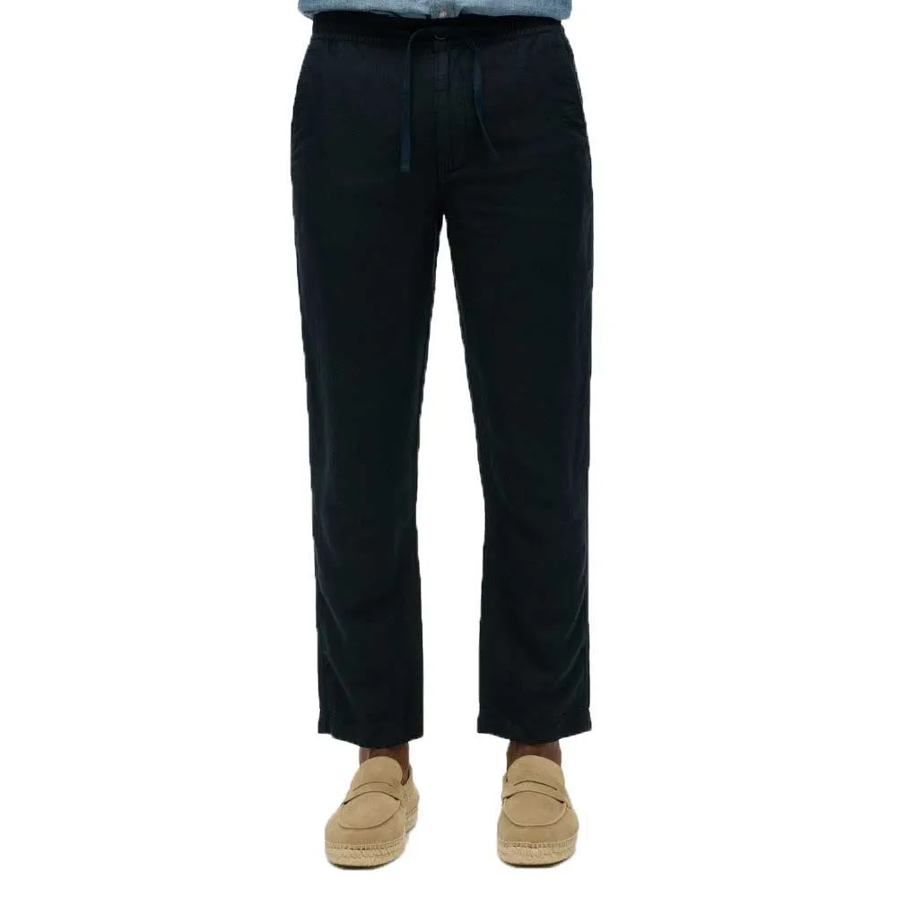 

Брюки Superdry Merchant Linen, черный