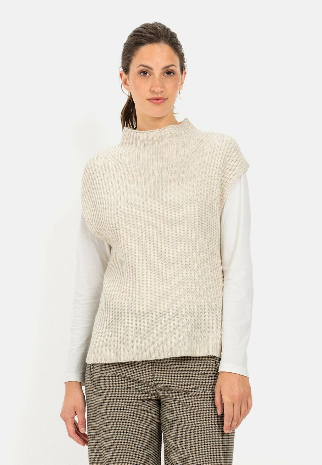 

Базовая футболка MIT TURTLENECK camel active, бежевый