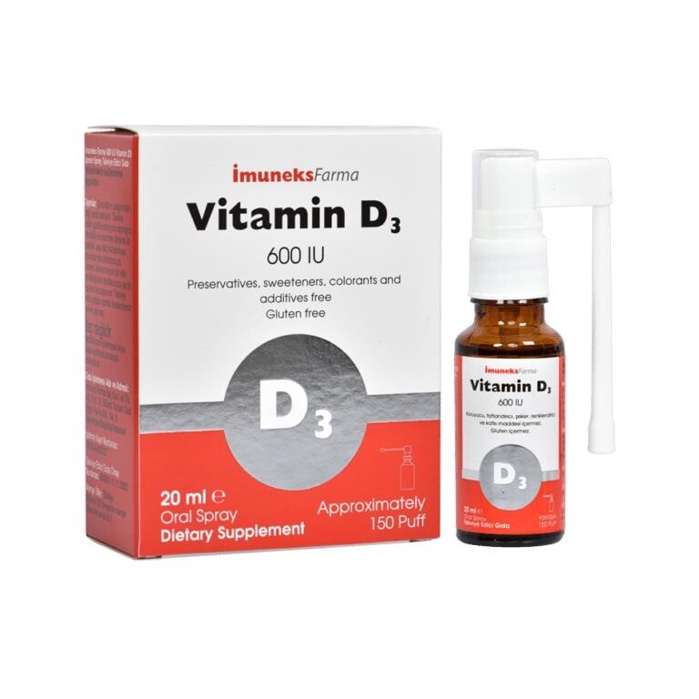 

Имунекс Витамин D3 600 мг 20 мл IMUNEKS FARMA