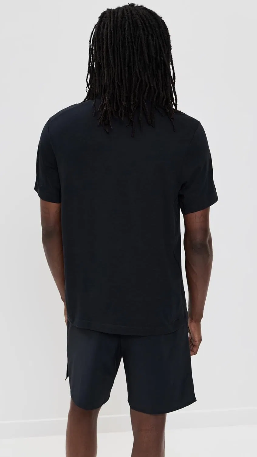 Мужская футболка Dri-FIT Nike Black/Black — фото 3