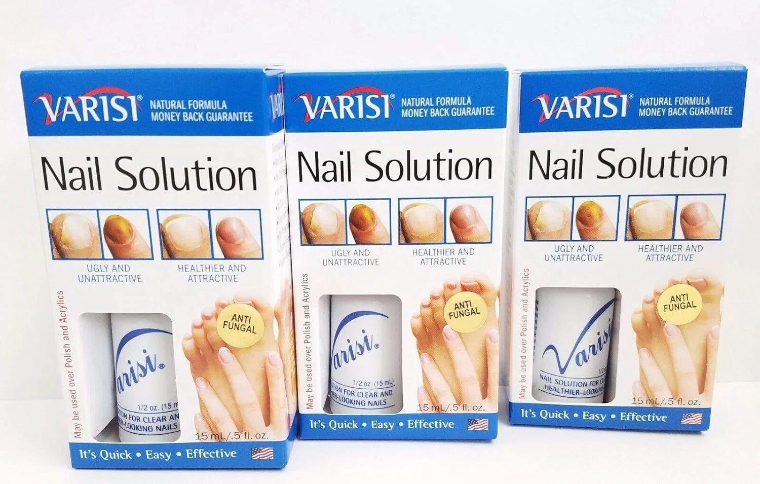 Средство для восстановления ногтей Varisi Nail Restore, 3 упаковки по 14.8 мл Varisi