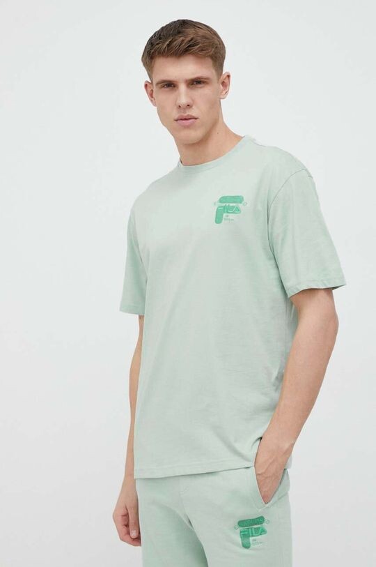 

Футболка из хлопка Fila, бирюзовый, Зеленый, Футболка из хлопка Fila, бирюзовый