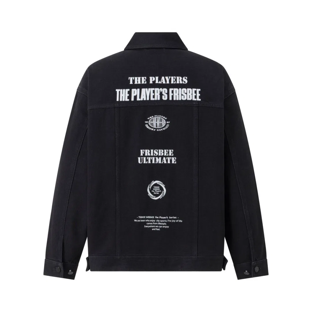 Детское джинсовое пальто с длинным рукавом Denim Collection Teenie Weenie Men, Black