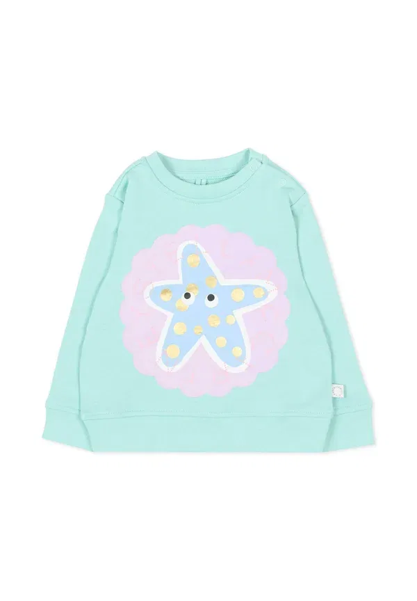 Худи с принтом Felpe Stella Mccartney Kids light blue, светло-голубой