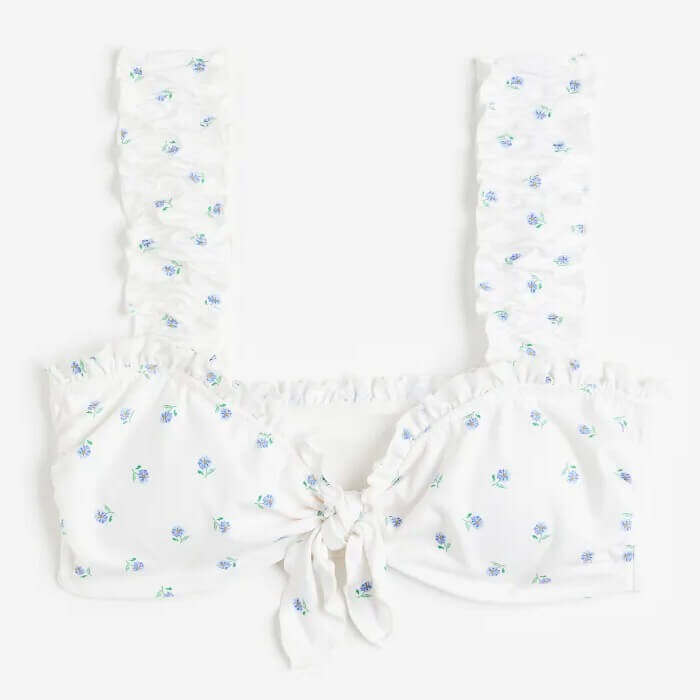 

Лиф H&M Padded Bikini, белый