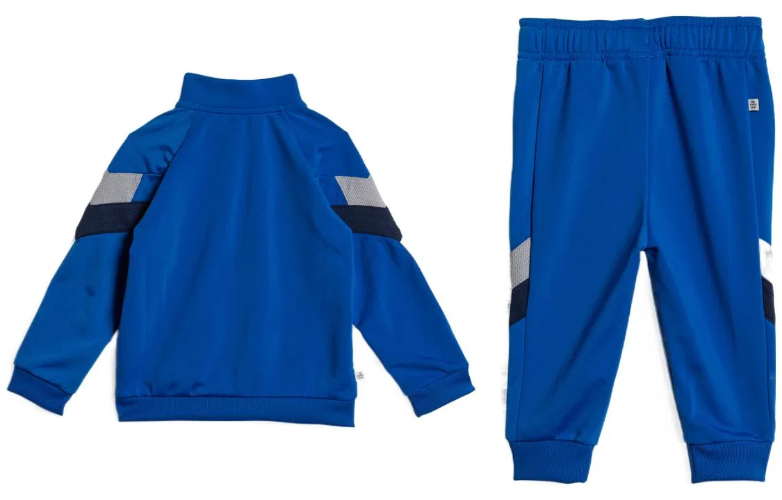 Детский спортивный комплект с воротником-стойкой Adidas Originals, Blue — фото 3