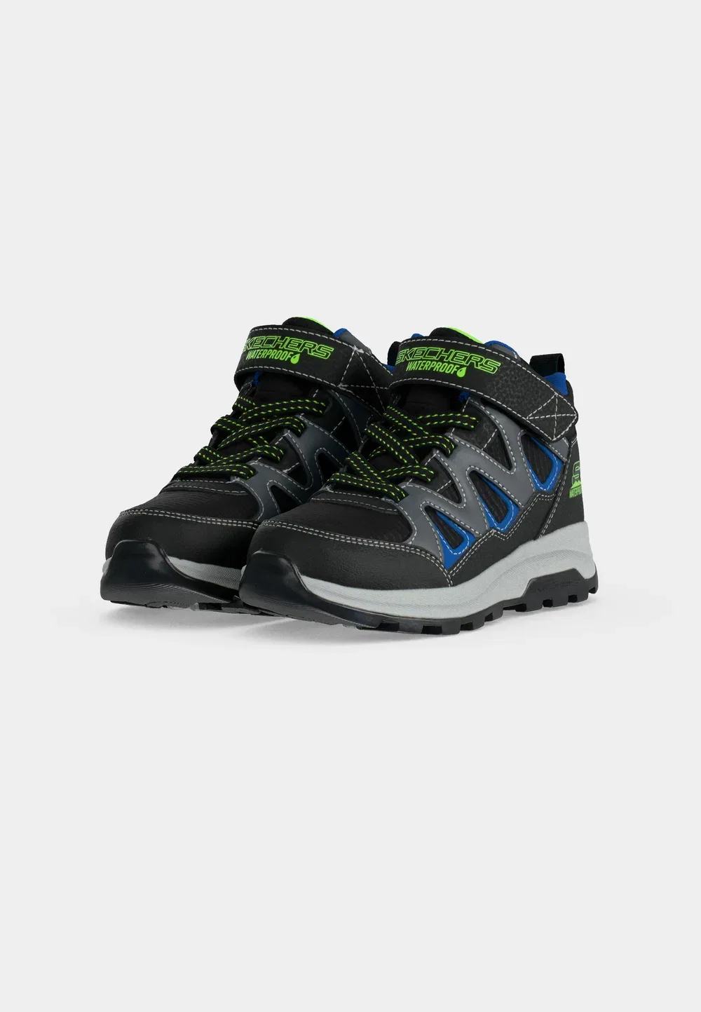 Storm Blazer - высокие кроссовки Skechers, Black/Blue/Charcoal — фото 3
