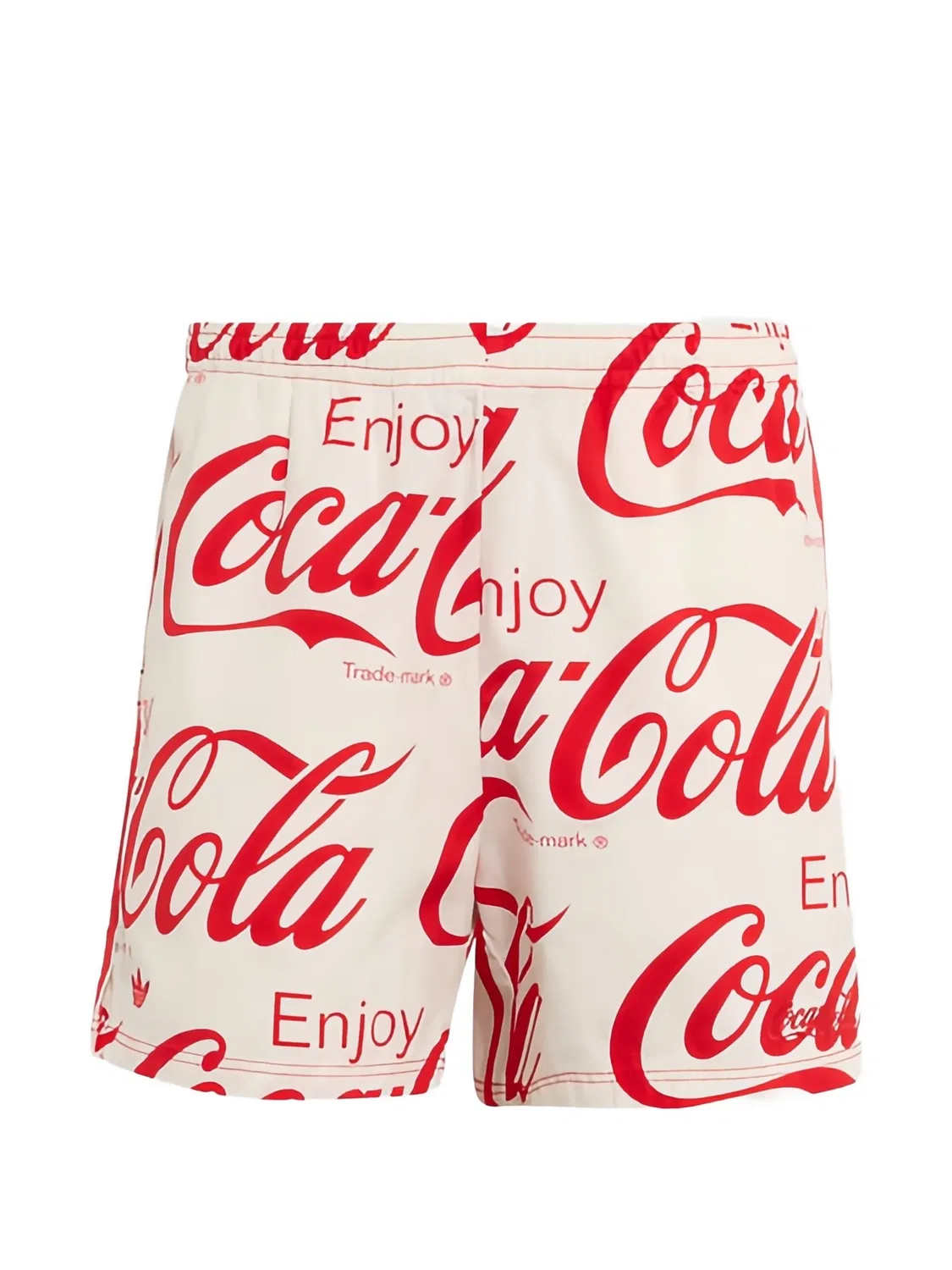 Шорты с логотипом из коллаборации с Coca-Cola Adidas, нейтральные цвета