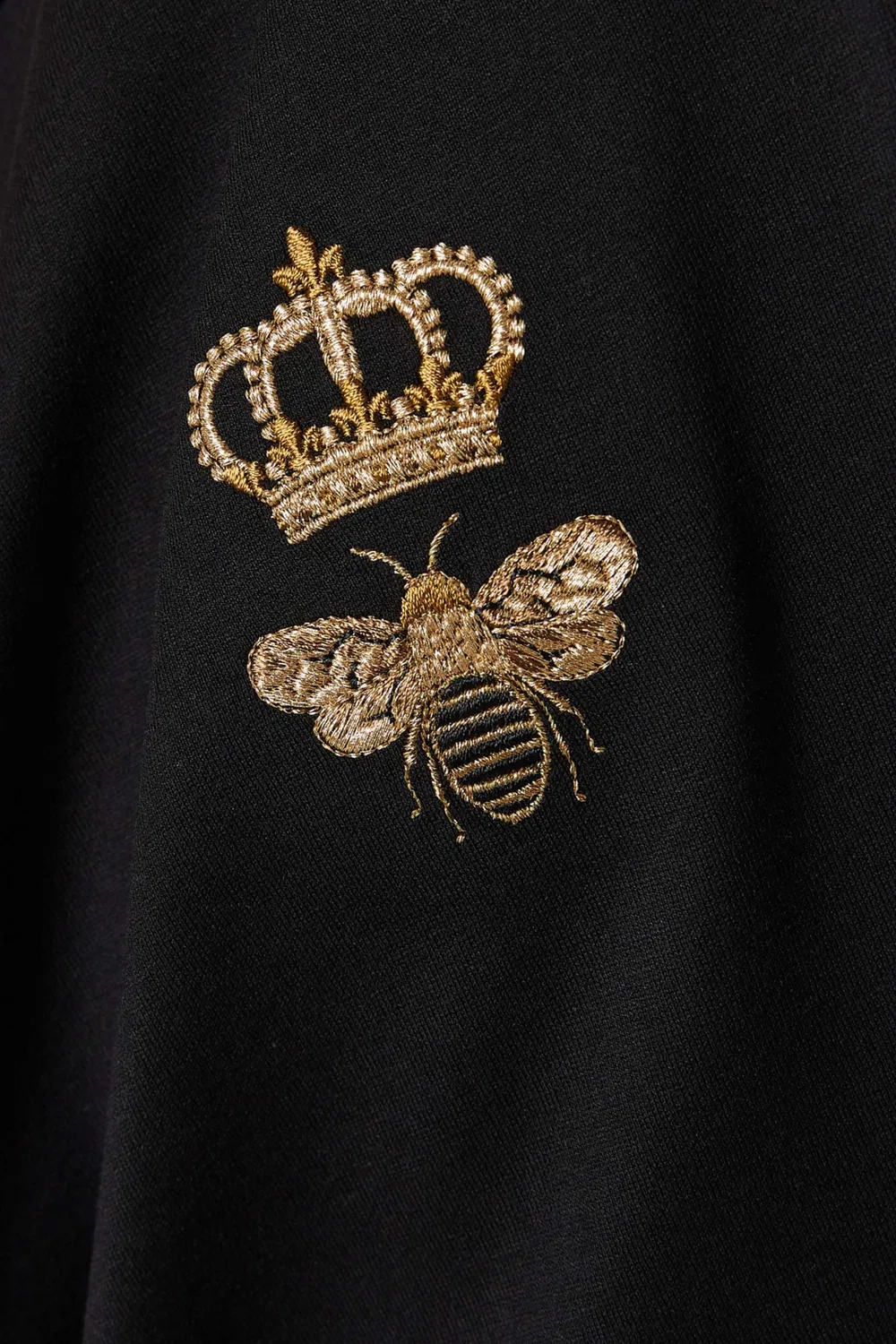 Футболка с коротким рукавом Crown Bee Dolce & Gabbana, черный — фото 4