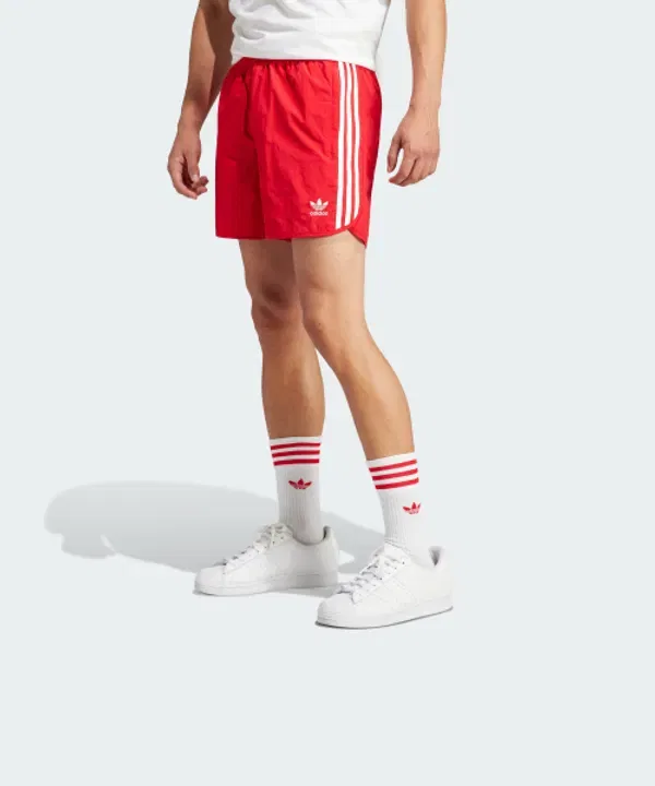 Шорты Sprinter, легкие, Adidas, красный