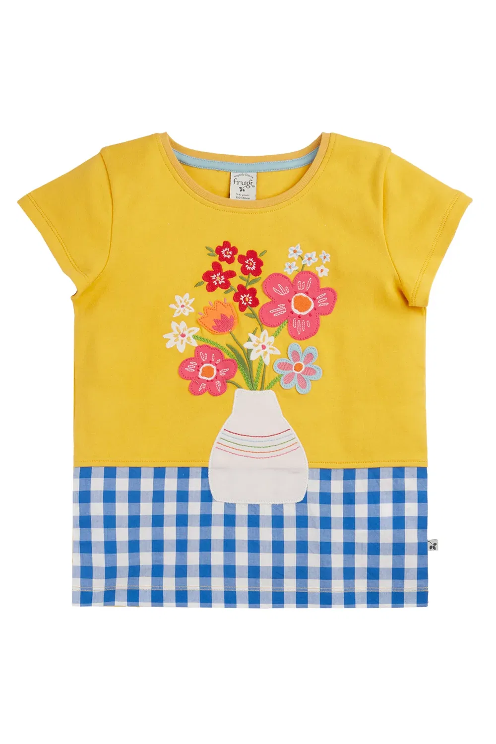 Футболка с панелью Tamara Frugi, Yellow