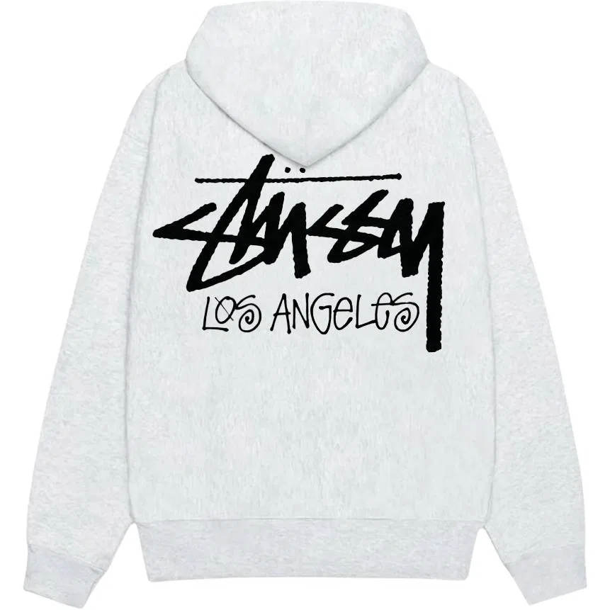 Детский свитшот с капюшоном Black SS26 Sweatshirts Unisex Hooded Non Detachable Moderate Stussy — фото 3
